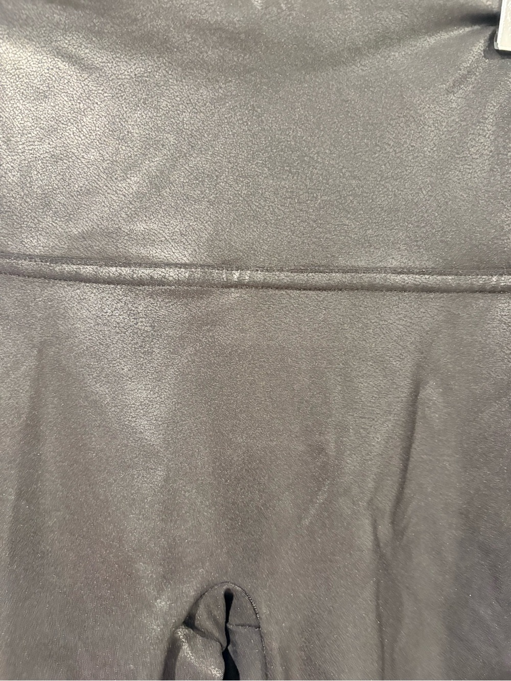 SPANX Faux Leather High-Waisted Leggings Black Size Small - Picture 5 of 6